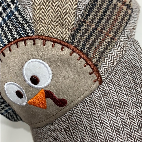 Toddler Adjustable Cloth turkey thanksgiving hat - Picture 2 of 8